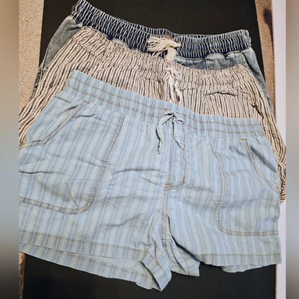 3pr Maurices Light Blue Jean Shorts